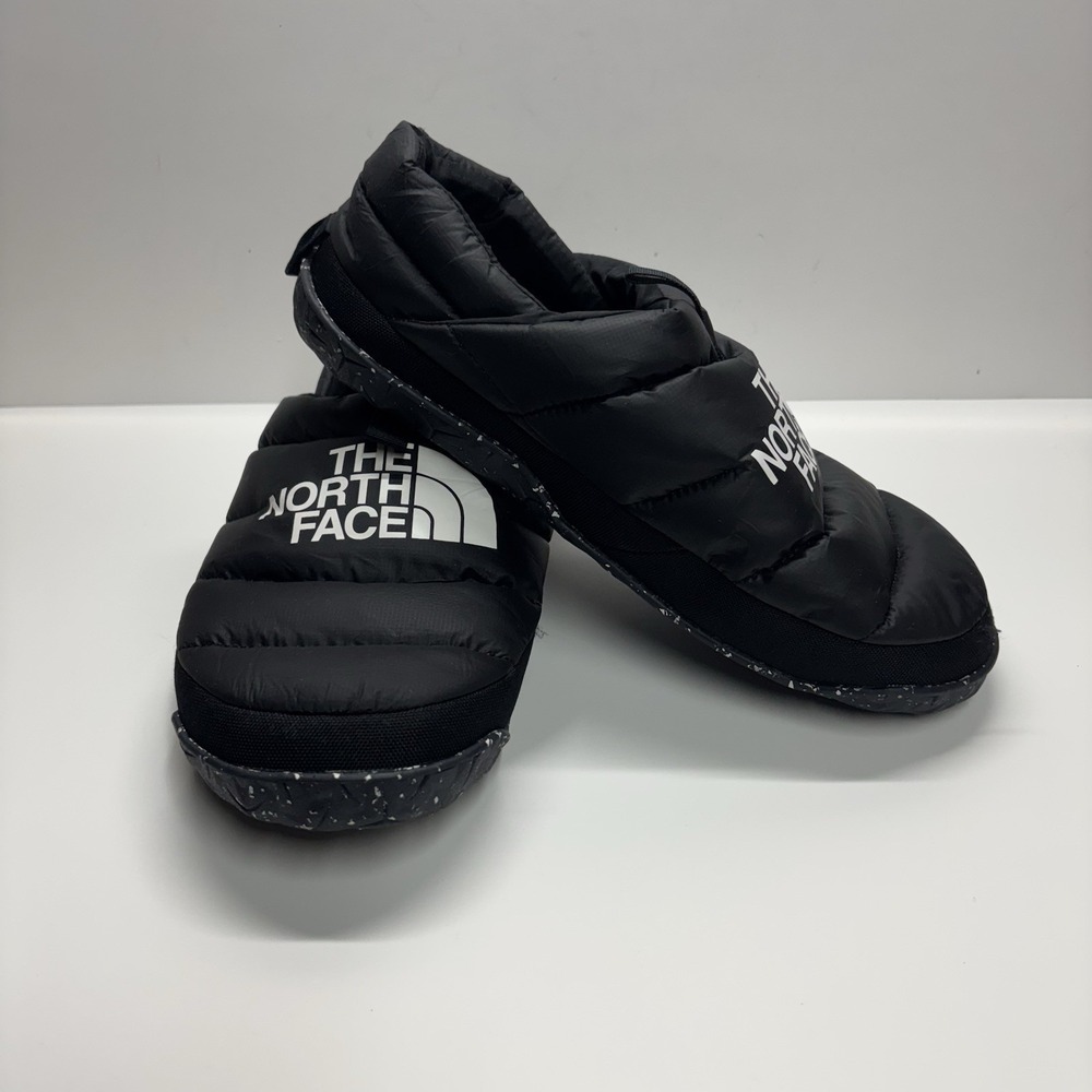 The North Face Nuptse Down Mule‎ Slipper Shoes Men's Black Size 11 Thermoball